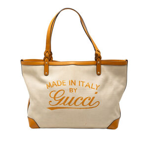 Pre-Loved Gucci Medium Canvas Craft Tote
